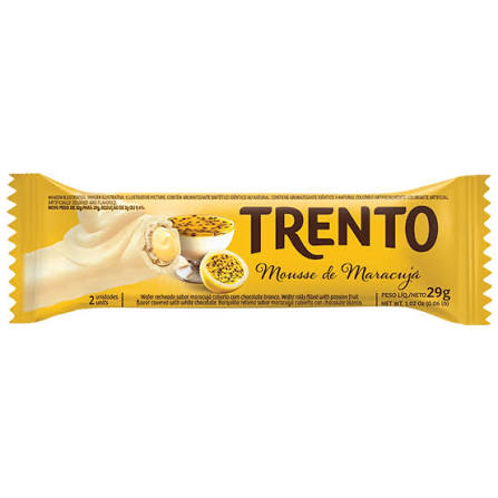 Trento Granadilla Passion Fruit Mousse Bar 29g