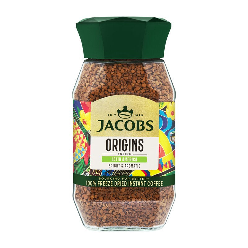Jacobs Origins Latin America 100% Freeze Dried Instant Coffee 200G -