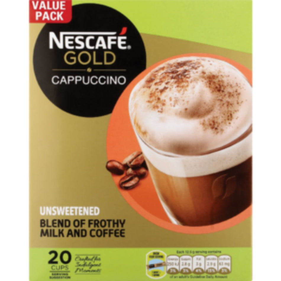 20"S Nestle Cappuccino Unsweetend