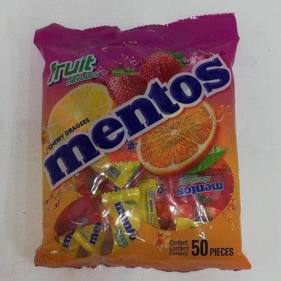 Mentos Sweets Fruit 50 Pack