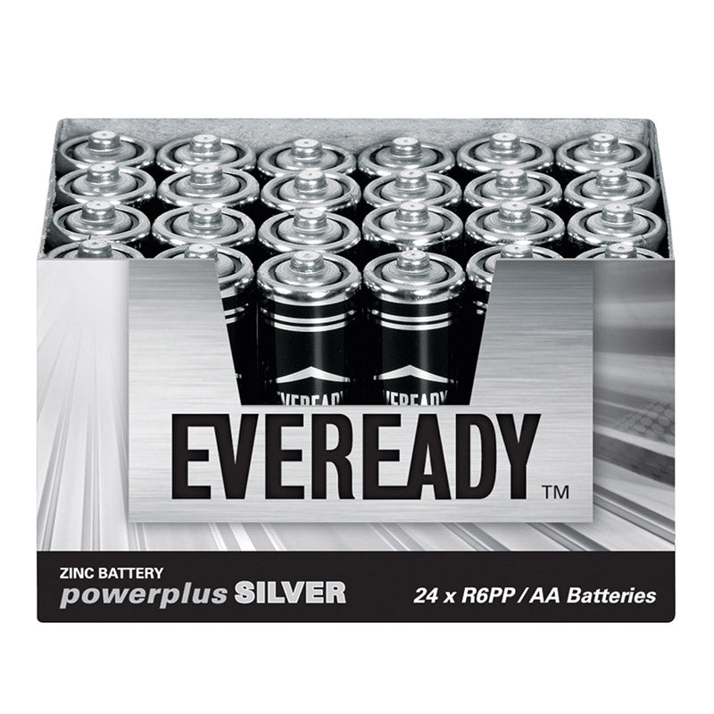 Eveready Battery Powerplus Silver Zinc AA 1'S