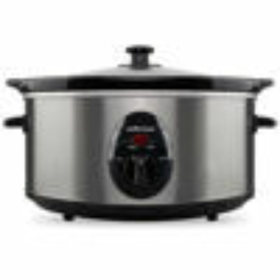 Mellerware Slow Cooker Stainless Steel 3.5L 240W -