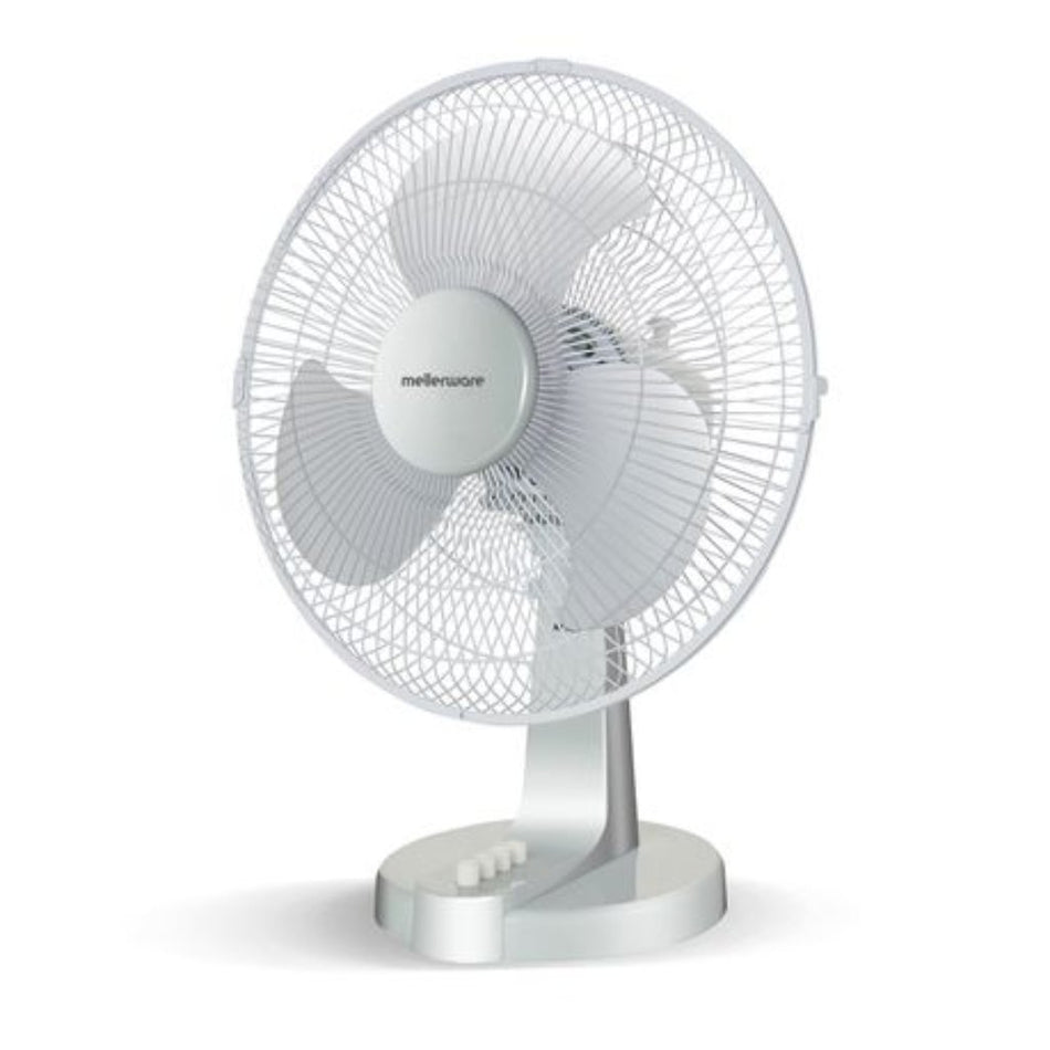 Mellerware Desktop Fan Plastic 35W 30CM White