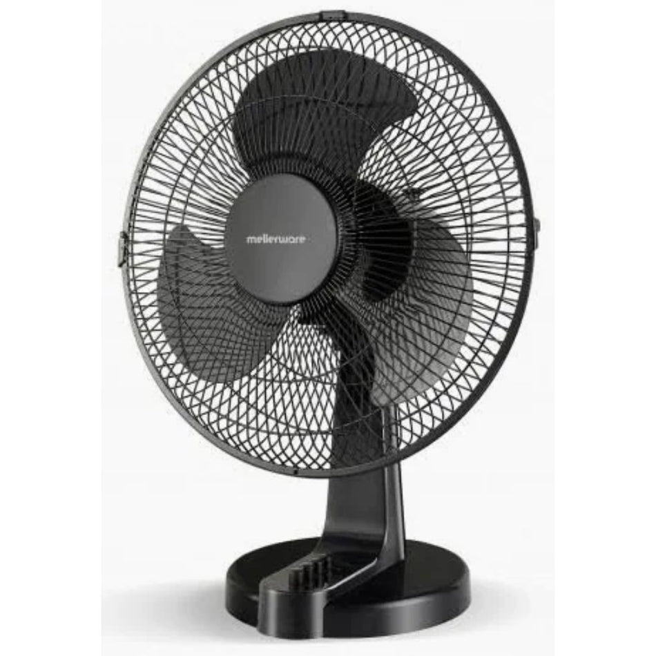 Mellerware Desktop Fan Plastic 35W 30CM Black