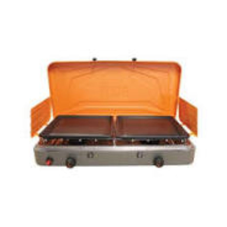 Alva 2 Burner Gas Stove With Solid Plates DEAFULT TITLE