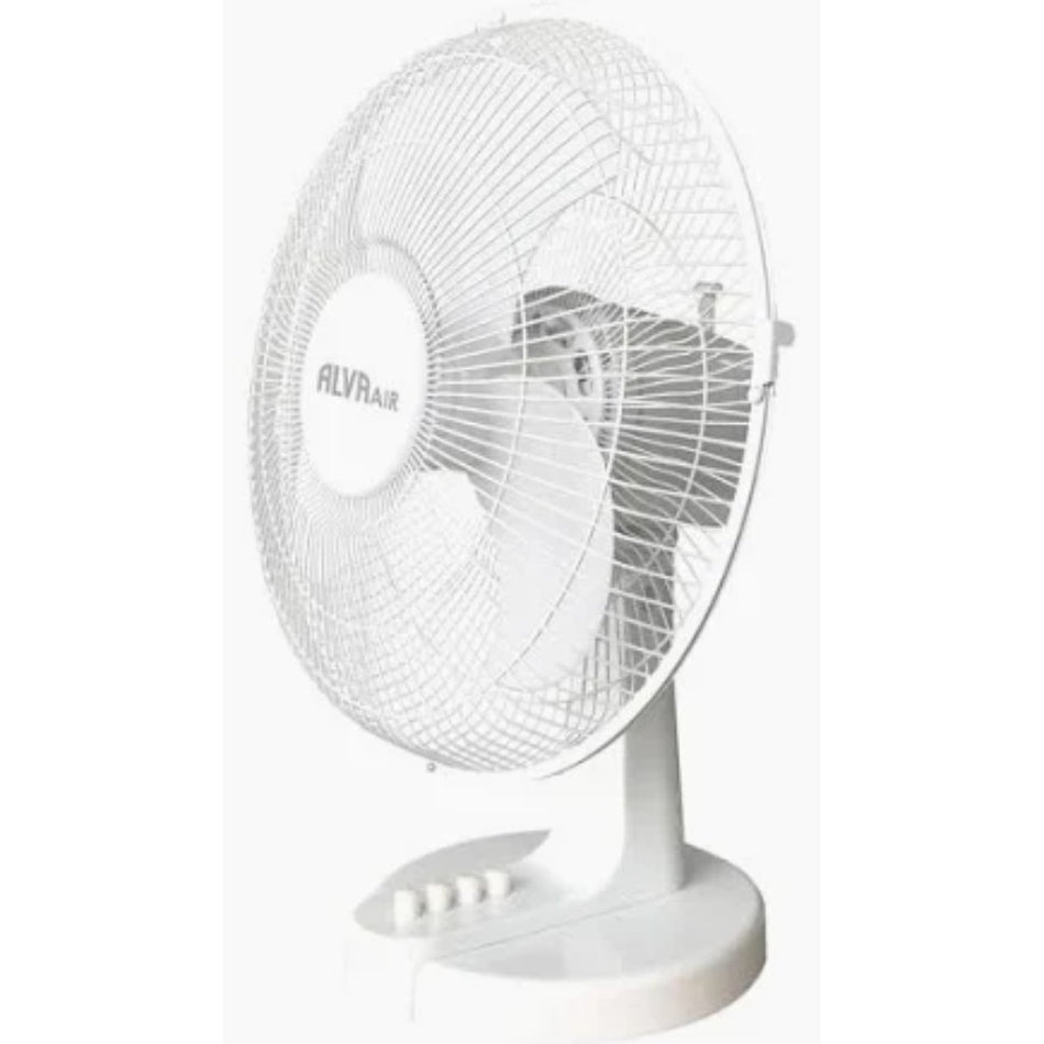 Alva Desk Fan White 30CM
