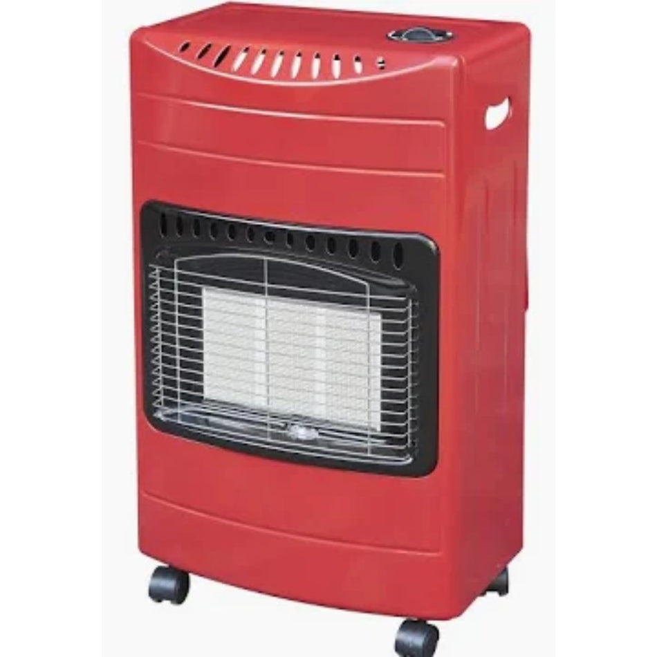 Alva 3 Panel Gas Heater Red