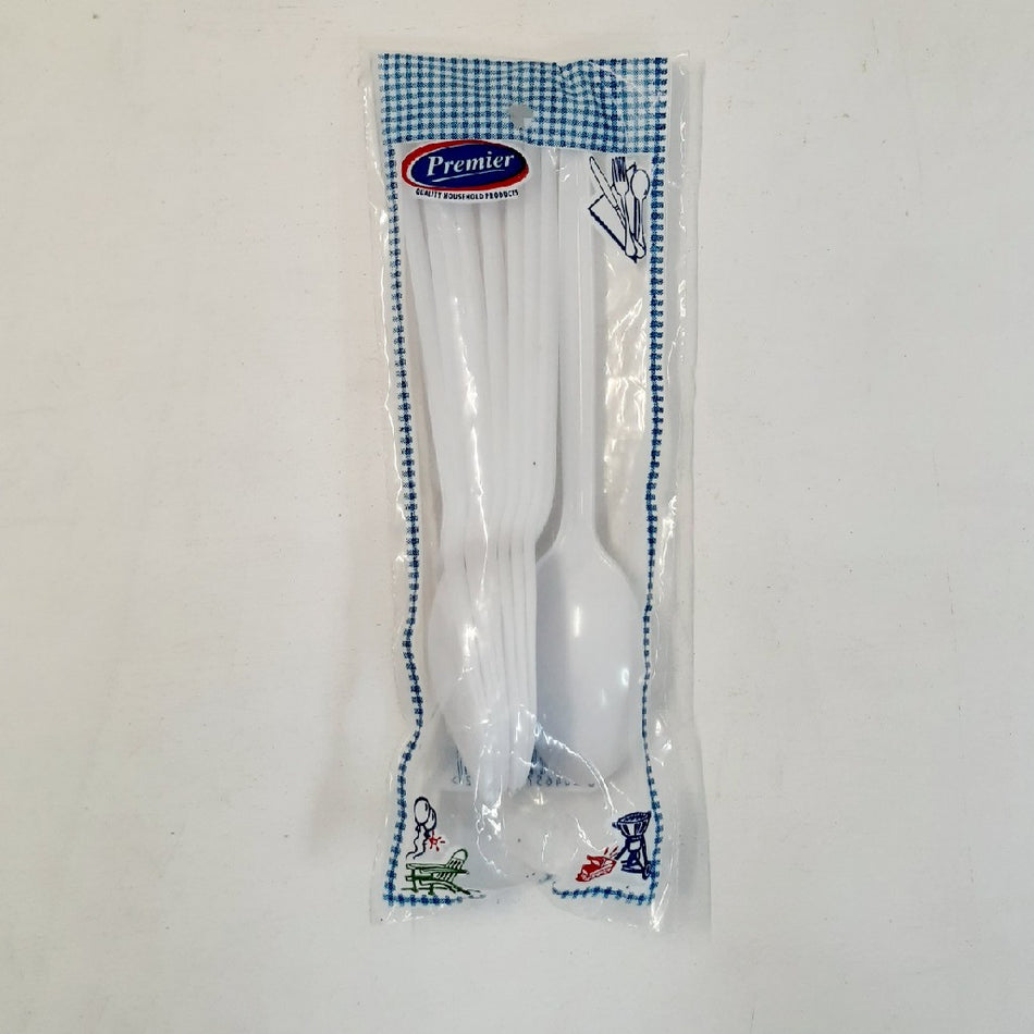 Premier Housewares Plastic D-Spoons 10'S