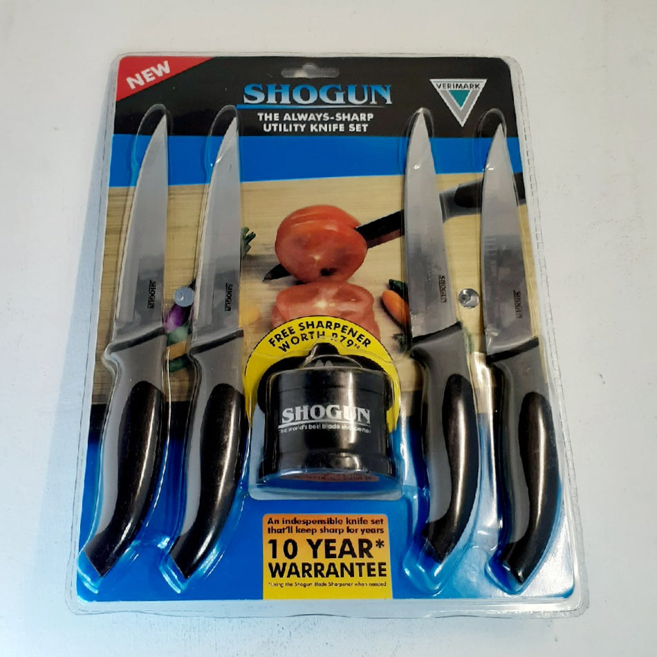 Shogun Knife and Sharpening Set