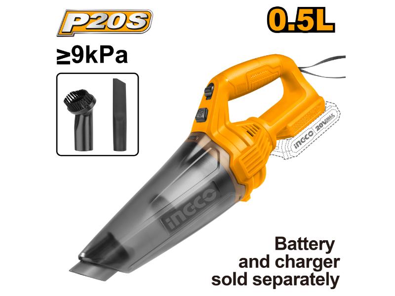 Ing-co 20V Lithium-Ion Vacuum Cleaner Hand Held 0.5Litre