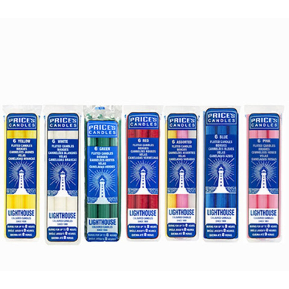 Price's Coloured Candles Pink 450G -