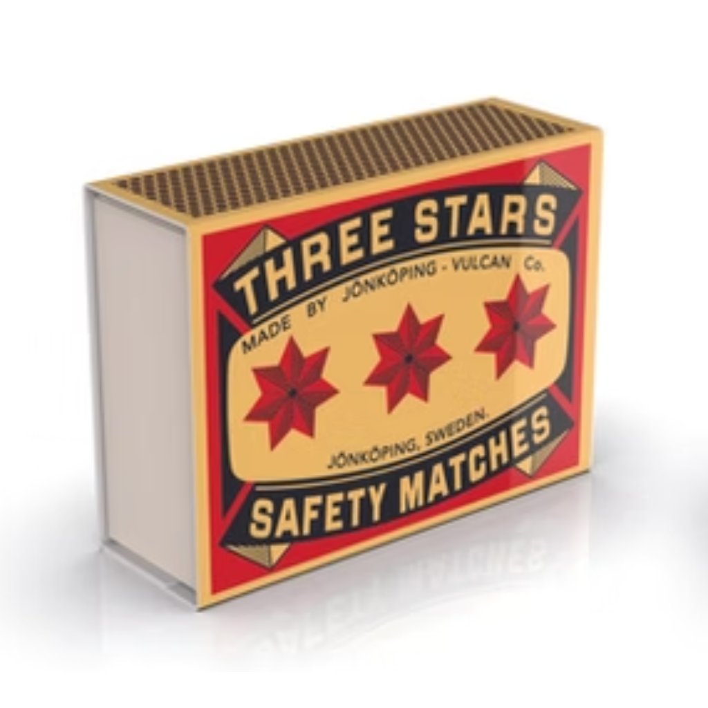 Three Star Household Matches HH100 1'S DEFAULT TITLE