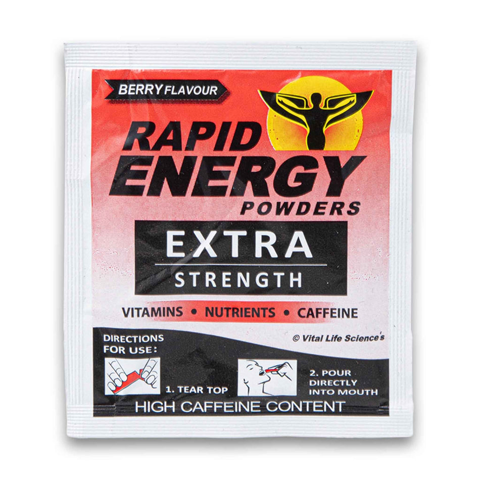 Rapid Energy Powders Extra Strong Berry 2G