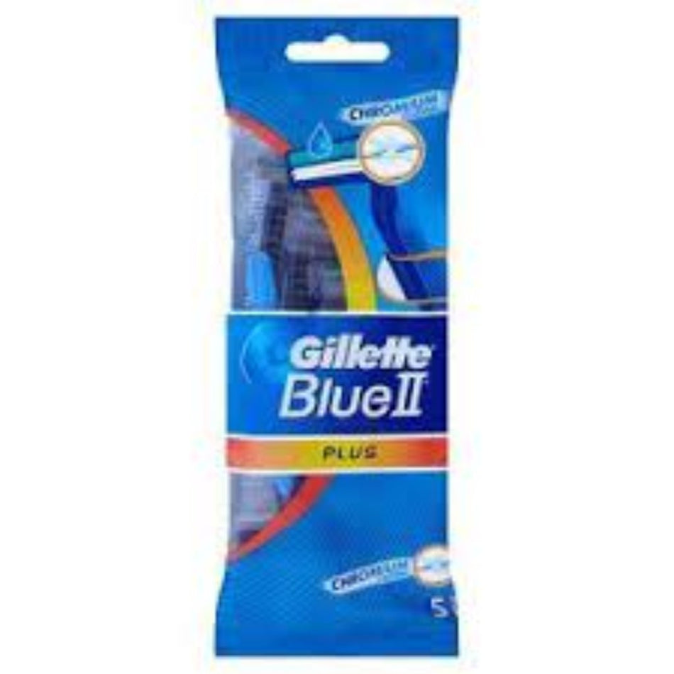 Gillette Razor Blue 2 Plus 5 Pack