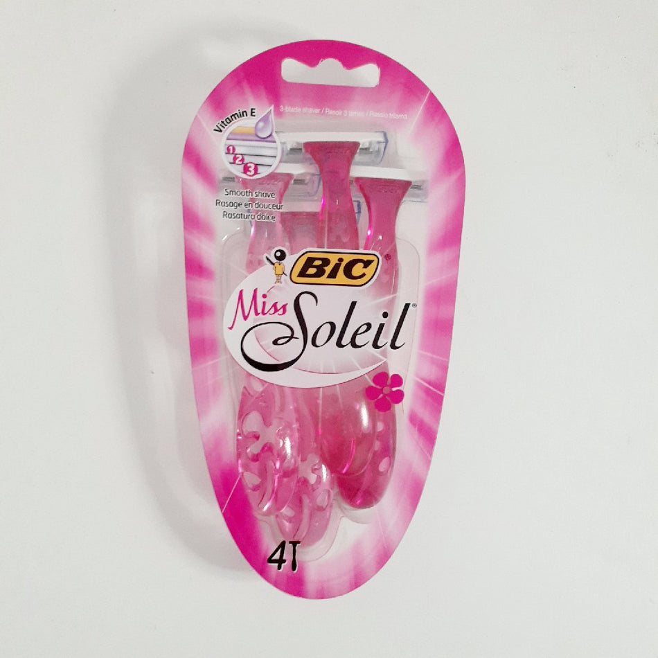 Bic Razor Miss Soleil 4'S
