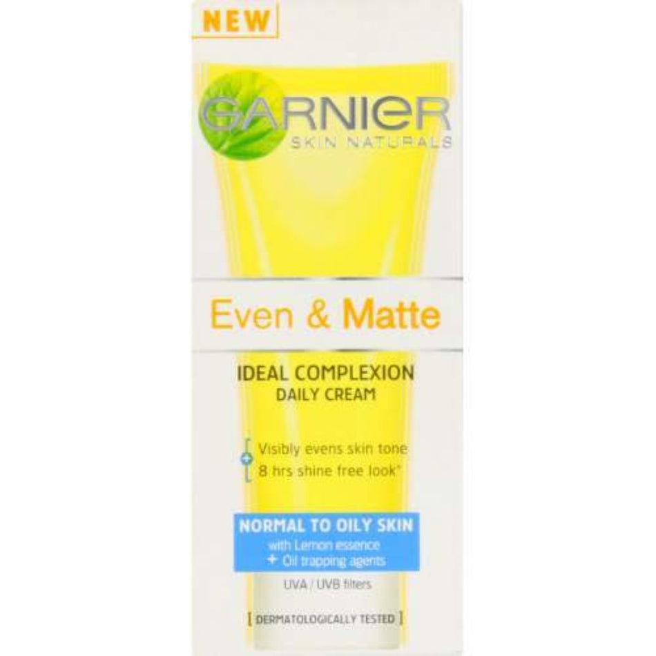 Garnier Face Cream Even & Matte Normal to Oily Skin 40ML