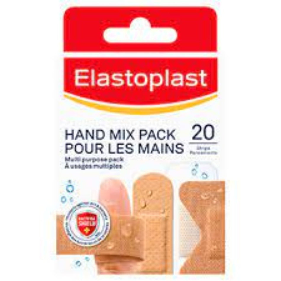Elastoplast Plasters Hand Mix Pack 20'S