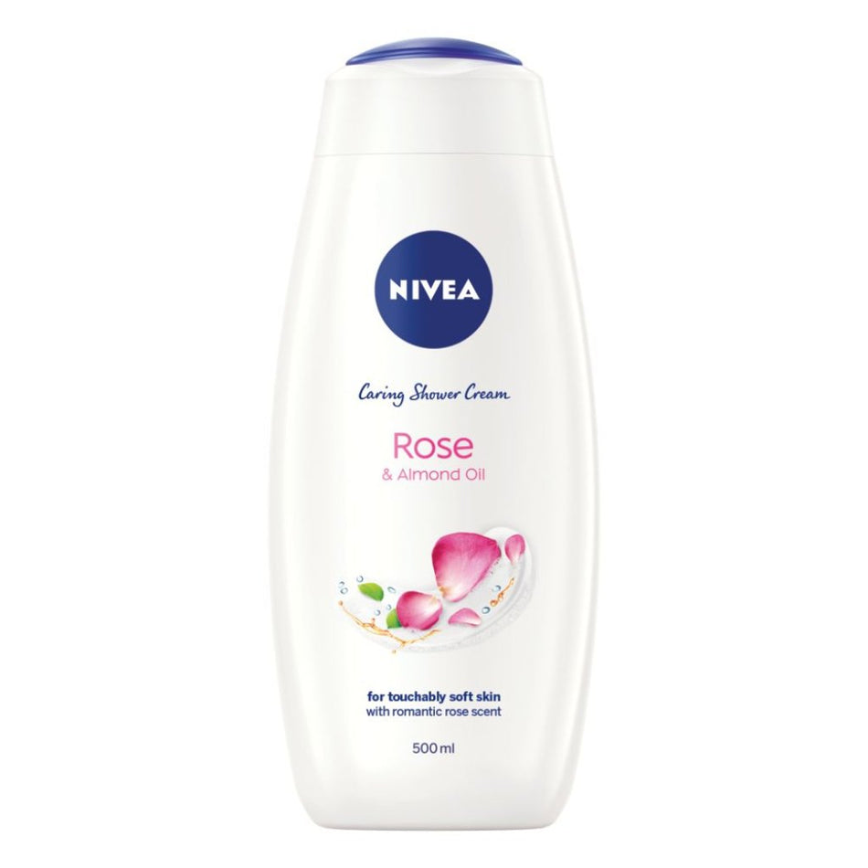 Nivea Shower Cream Rose & Almond oil 500ML