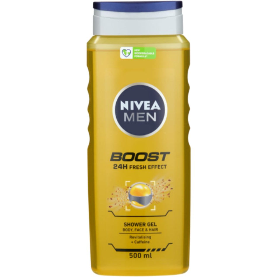 Nivea Shower Gel Men Boost 500ML
