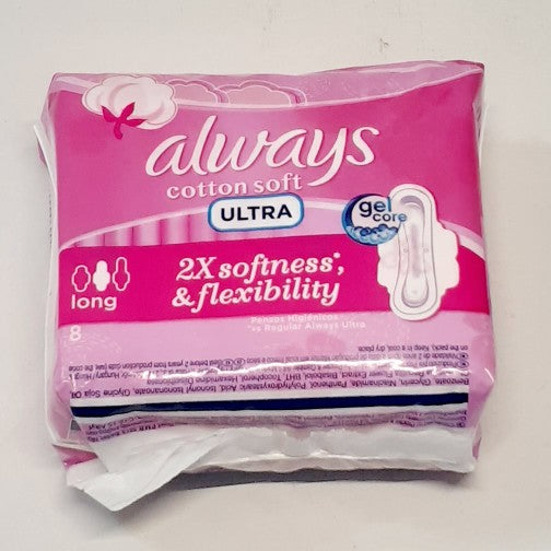 8'S Always Sanitary Pads Ultra Soft
