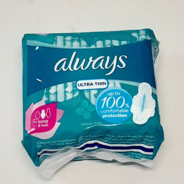 8'S Always Sanitary Pads Ultra Super