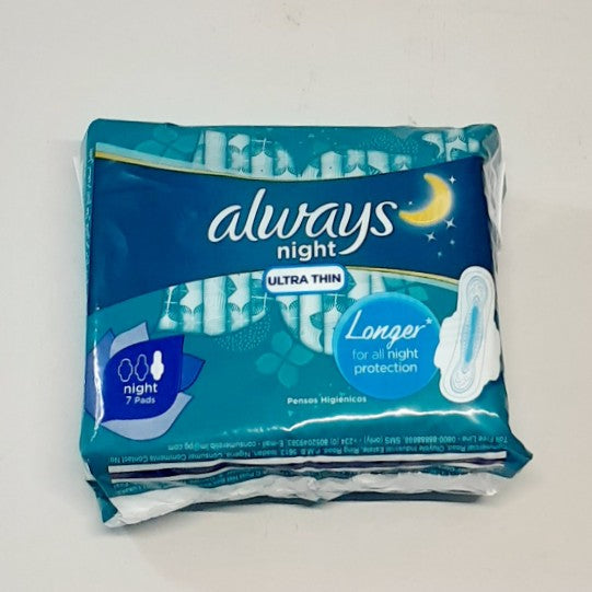 7'S Always Sanitary Pads Ultra Night