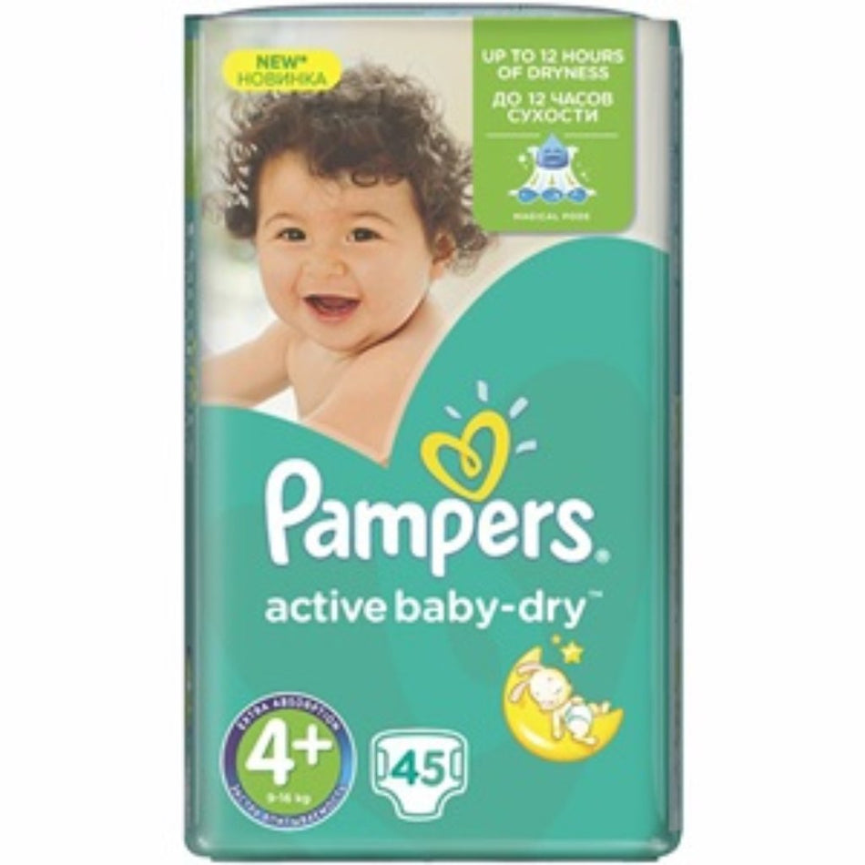 45'S Pampers Nappies Maxi 4 Plus