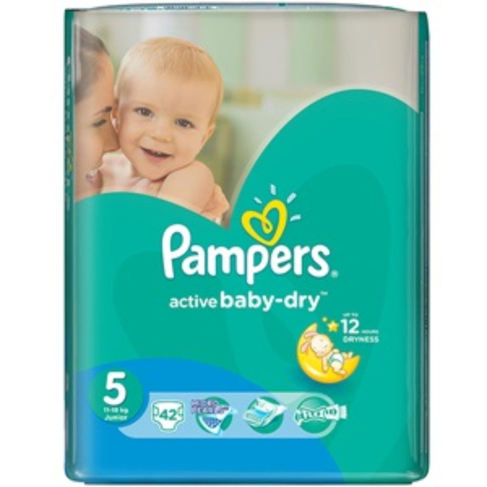 42'S Pampers Nappies Junior 5