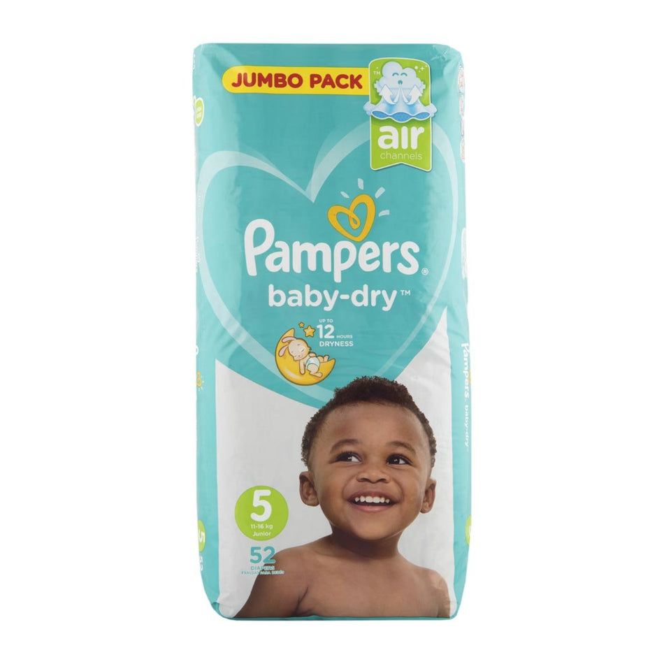 52'S Pampers Nappies Junior 5