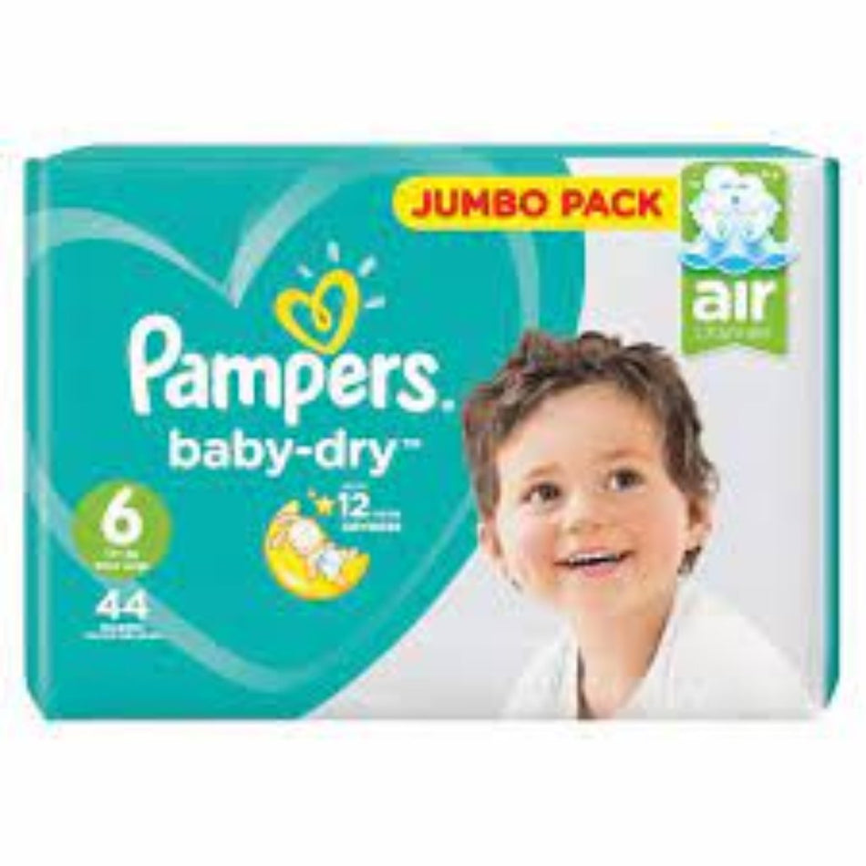 44'S Pampers Nappies Extra Large 6
