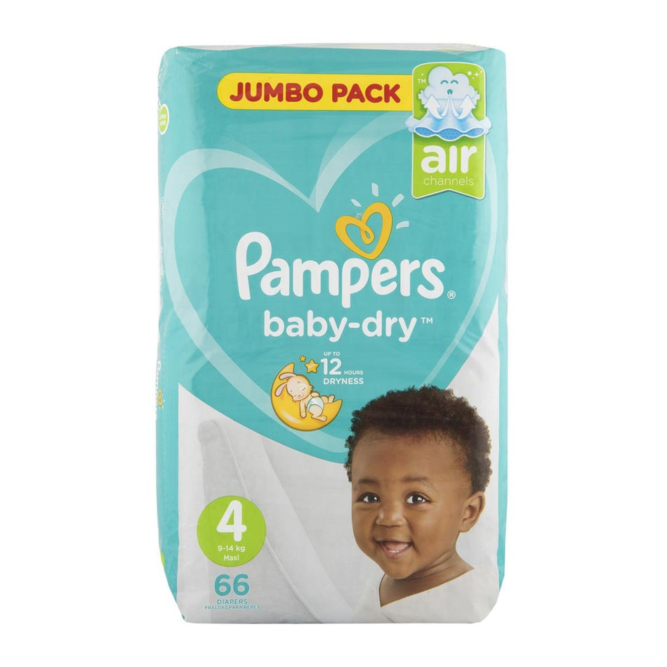 66'S Pampers Nappies Maxi 4