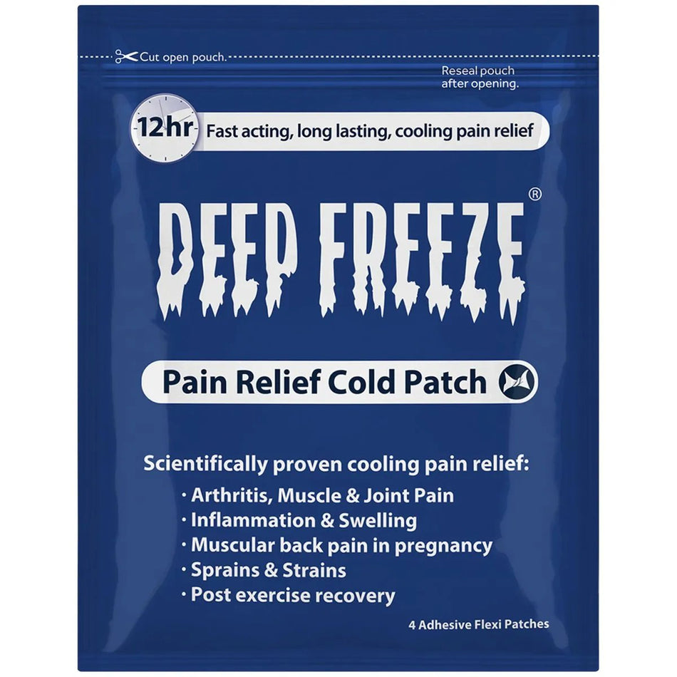 Deep Heat Cold Patch Pain Relief 4'S