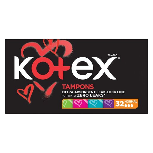 Kotex Normal Tampons 32 Pack -