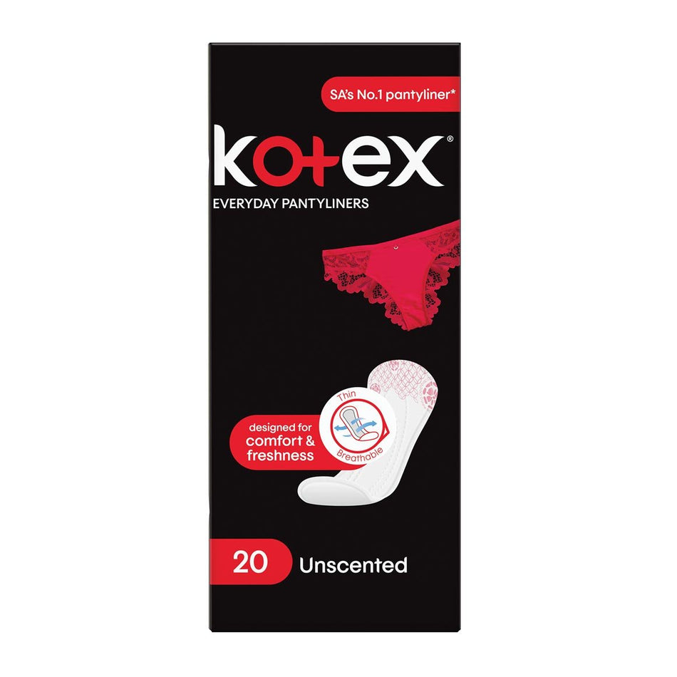 Kotex Daily Protect Normal Pantyliners 20 Pack