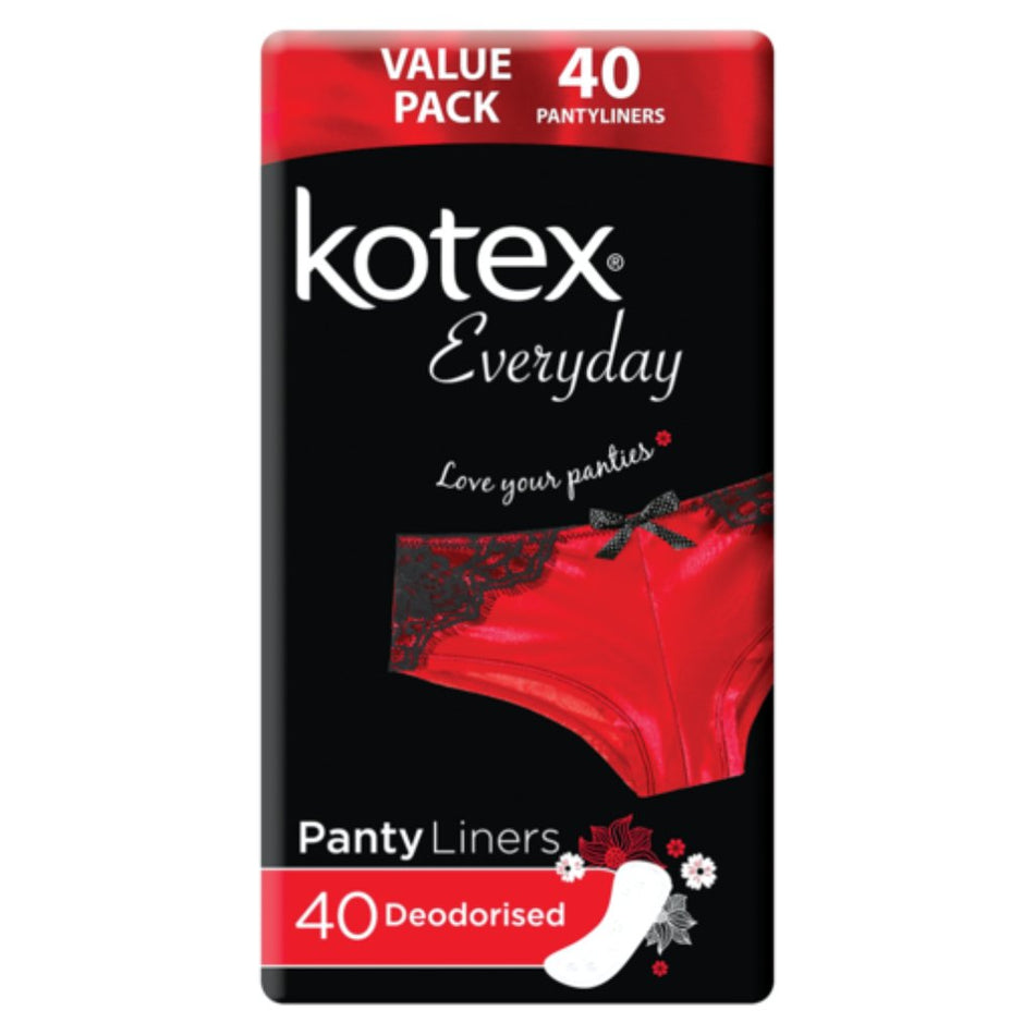 Kotex Daily Protect Normal Scented Pantyliners 40 Pack