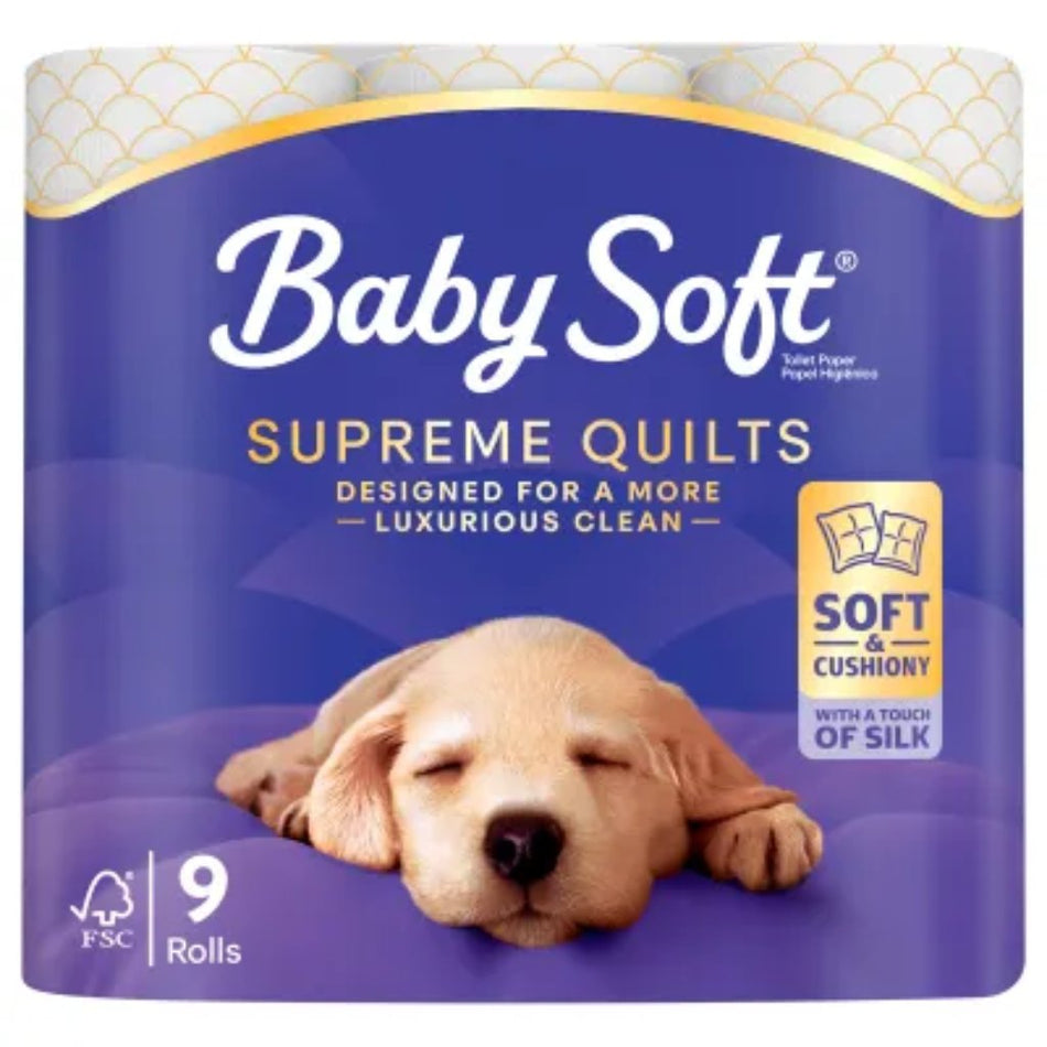 9'S Baby Soft Toilet Paper Supreme Quilts
