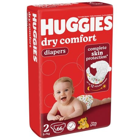Huggies Nappies Size 3 Dry Comfort 30 Pack -