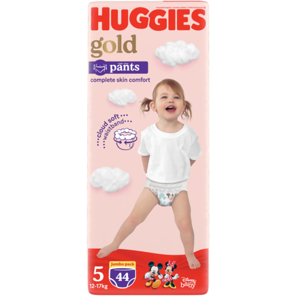 Huggies Gold Size 5 Disposable Nappy Pants 40 Pack -