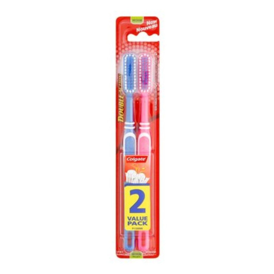 Colgate Toothbrush Double Action Twin Pack