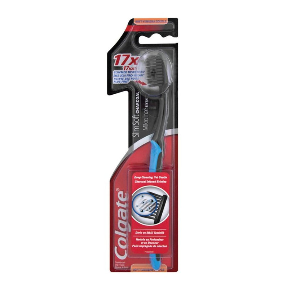 Colgate Toothbrush Slim Soft Charcoal