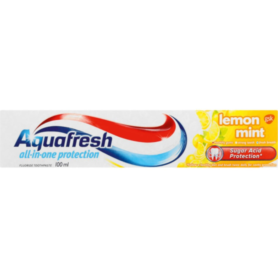 Aquafresh Toothpaste Lemon Mint 100ML