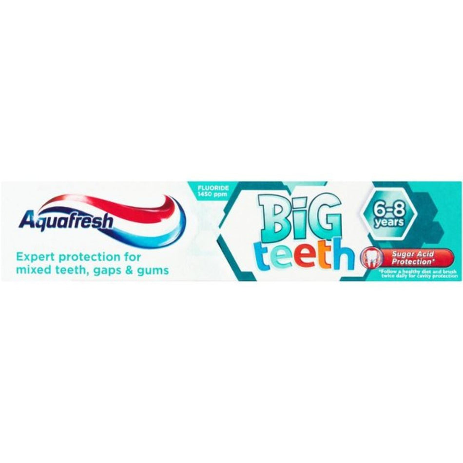 Aquafresh Toothpaste Big Teeth 6-8 Years 50ML
