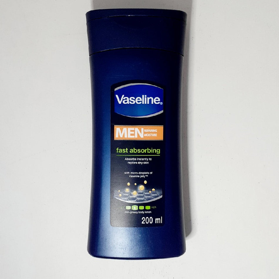 Vaseline Body Lotion Men Fast Absorbing 200ML