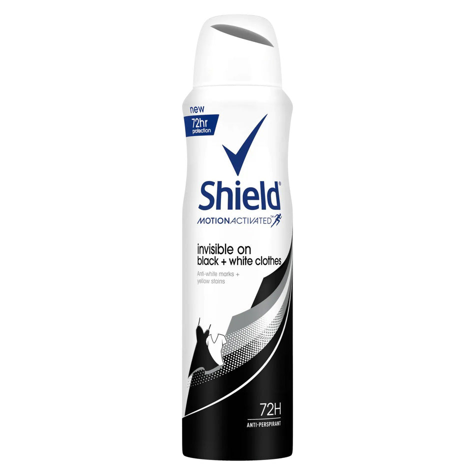 Shield Deodorant Women Invisible Black & White 150ML