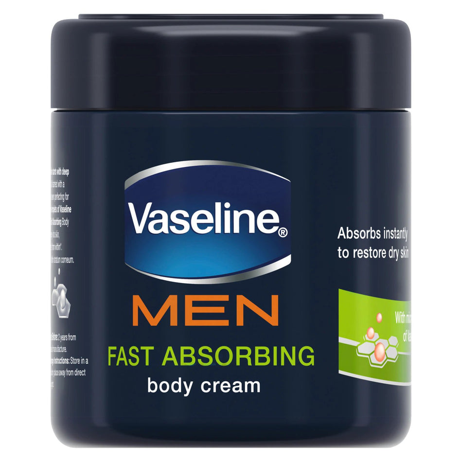 Vaseline Body Cream Men Fast Absorbing 400ML