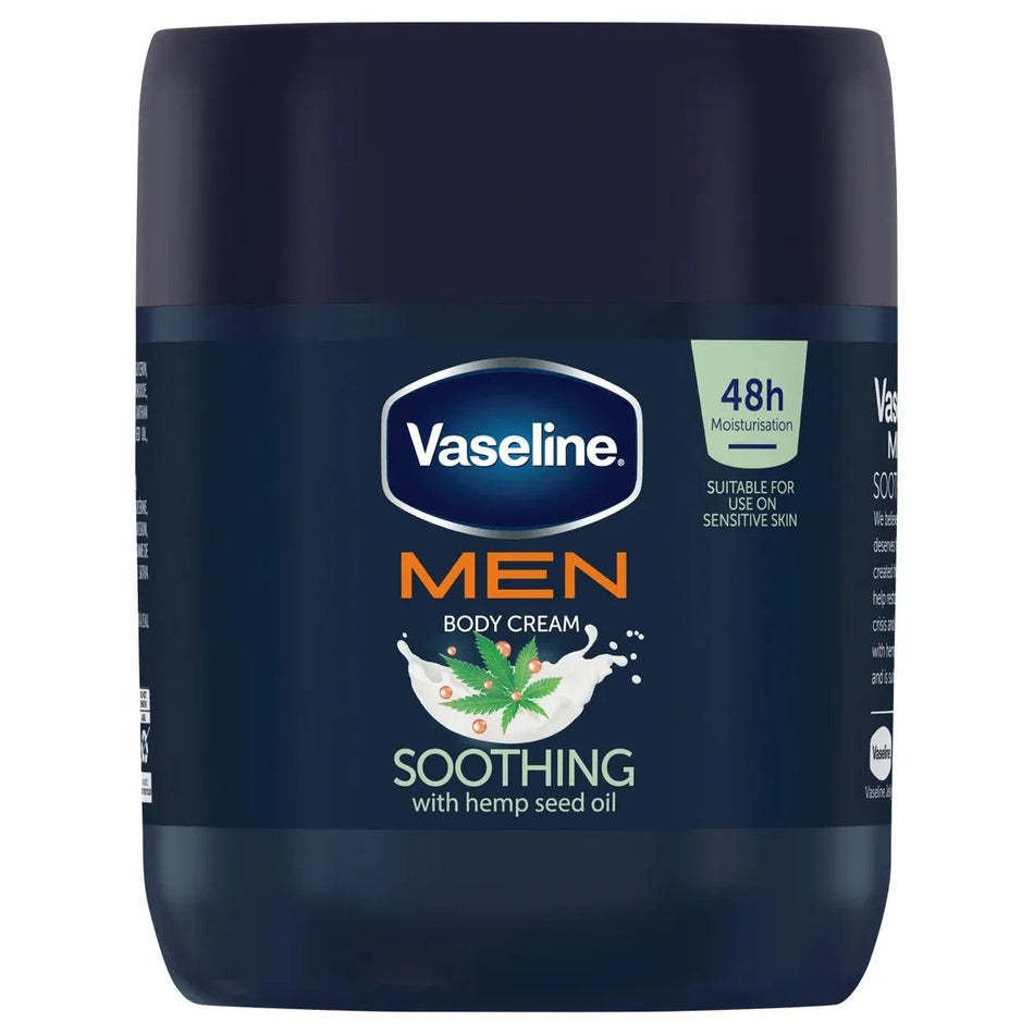 Vaseline Body Cream Men Soothing 400ML