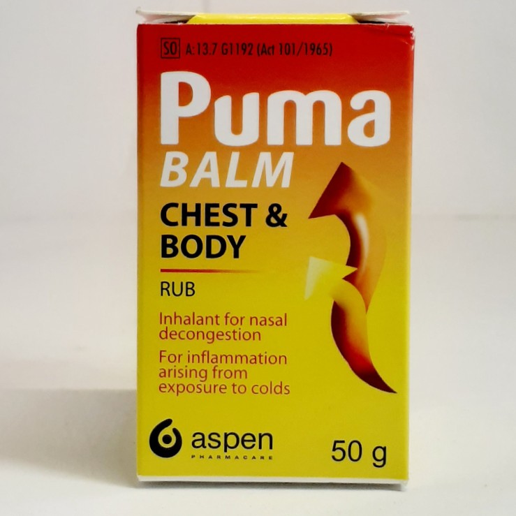 Puma Balm  Chest & Body 50G