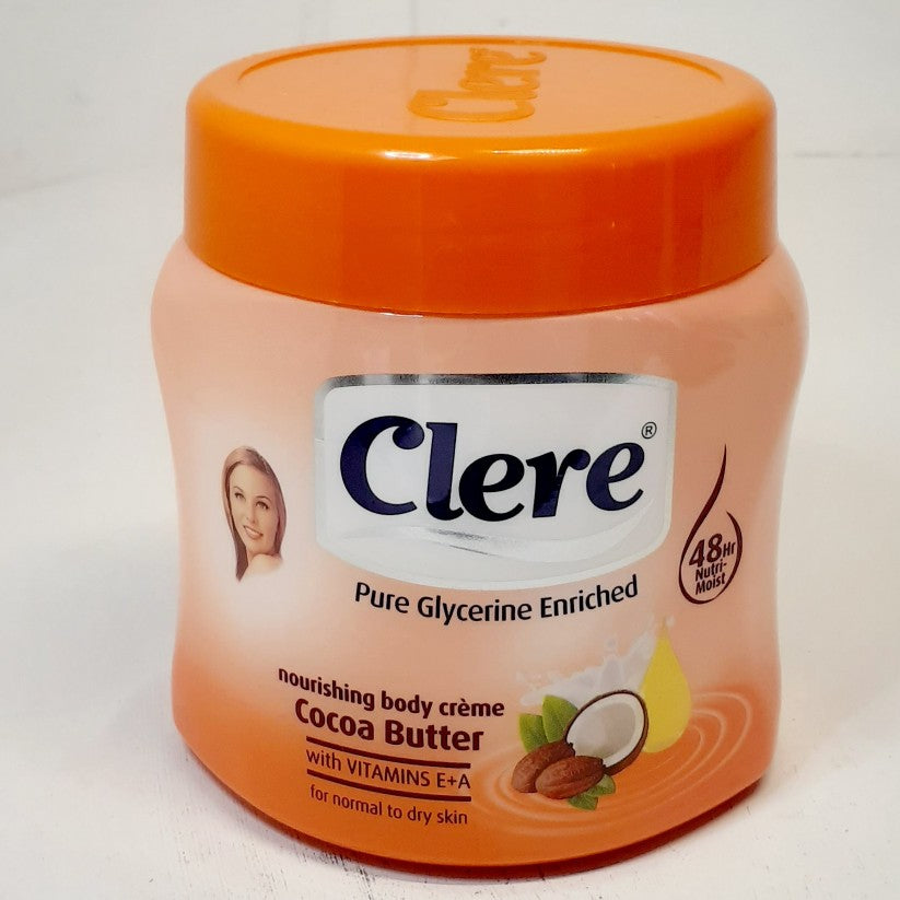 Clere Body Cream Cocoa Butter 500ML
