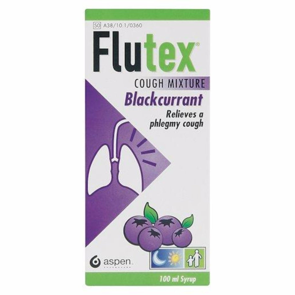 Flutex Cough Syrup Blackcurrent 100ML