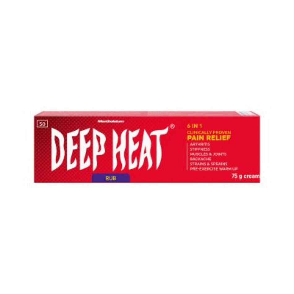 Deep Heat Cream Rub 75G